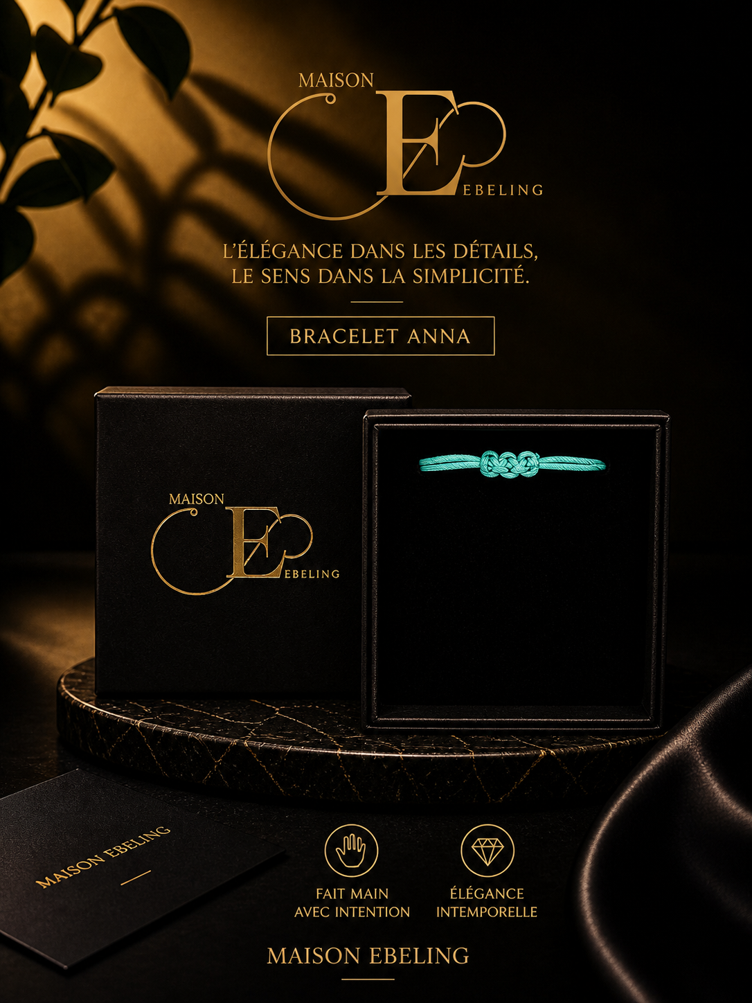 Bracelet Anna – Bracelet énergétique magnétisé pour l’apaisement et la sérénité | 19,90 €
