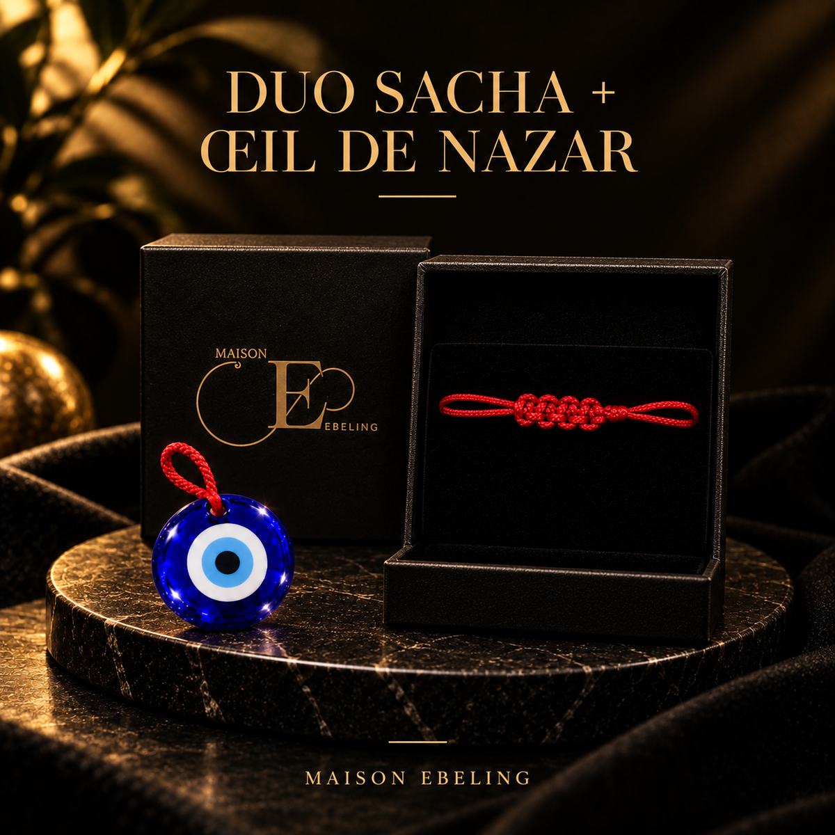 Bracelet Sacha + Œil de Nazar