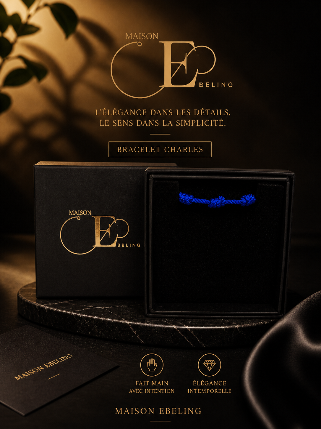 Bracelet magnétisé Charles | 7 vœux / 7 noeuds | protocole fourni | 24,90€